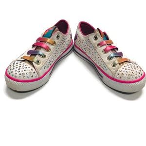 Girls Sketcher twinkle toes LIGHT UP sneakers